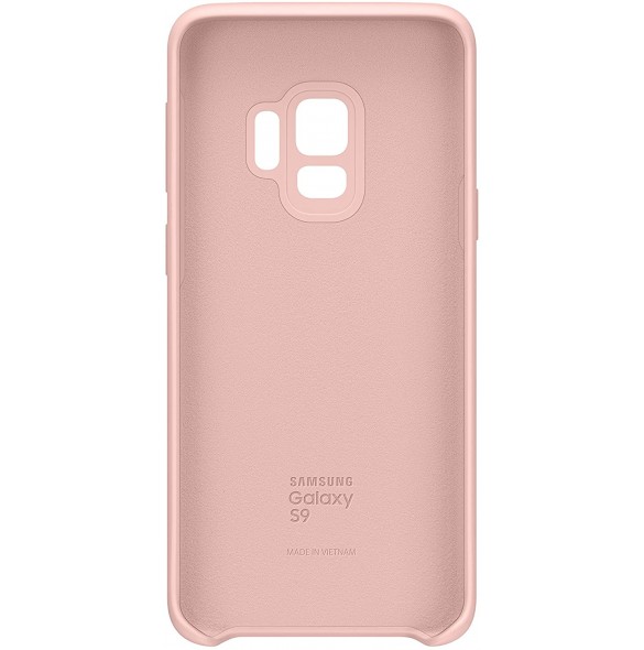 Samsung EF-PG960TPE Silikon täcka grått för G960 Galaxy S9 - Rosa