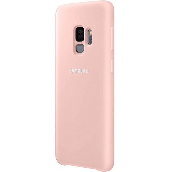 Samsung EF-PG960TPE Silikon täcka grått för G960 Galaxy S9 - Rosa