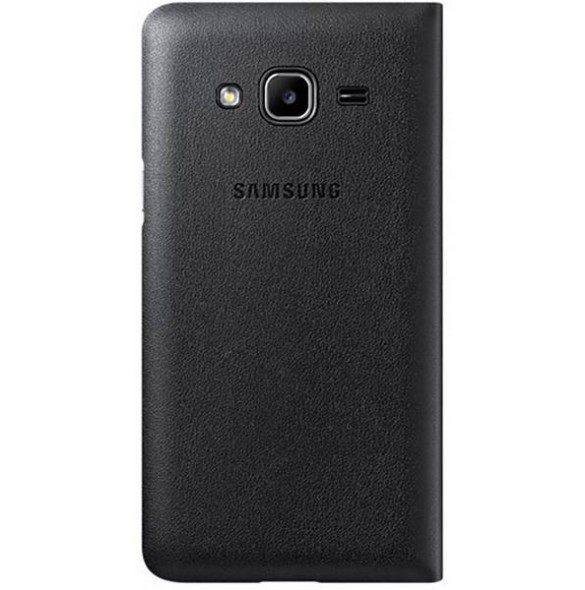 Samsung EF-WJ320PBEG Wallet Cover Bookcase med kortplats för Samsung Galaxy J3 2016 - Svart