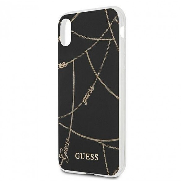 Guess hårt fodral GUHCI65PCUCHBK  iPhone XS Max - Svart