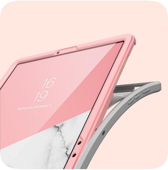 Marmor och mycket snyggt skal Samsung Galaxy Tab S7 FE 5G.