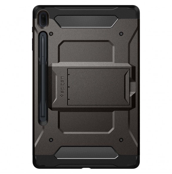 Samsung Galaxy Tab S7 FE 5G och mycket snyggt skydd från Spigen.