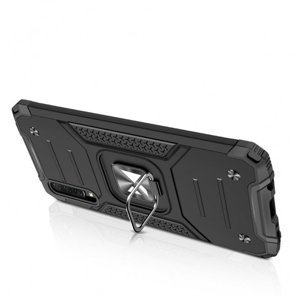 Samsung Galaxy A70 och mycket snyggt skydd från Wozinsky.