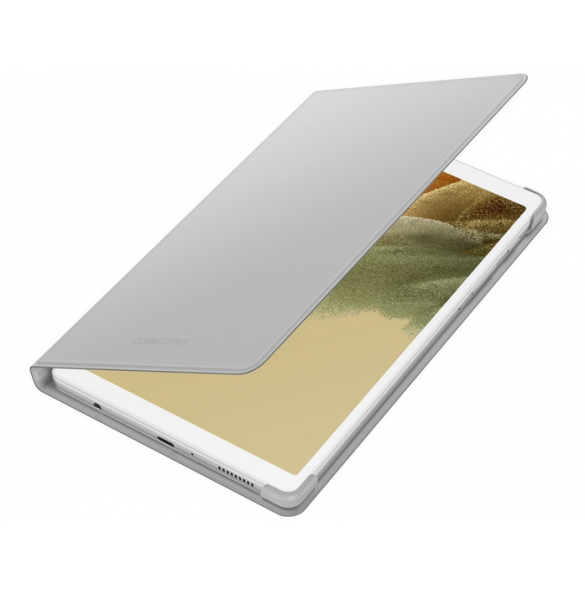 Silver och mycket snyggt skal Samsung Galaxy Tab A7 Lite.
