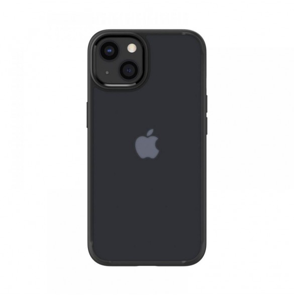 Matt frostsvart och mycket snyggt fodral iPhone 13.