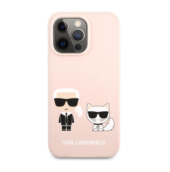 Rosa och mycket praktiskt omslag från Karl Lagerfeld.