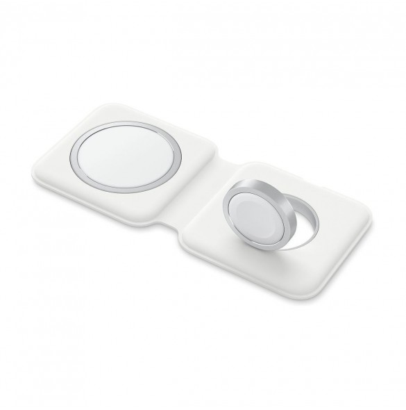 Apple MagSafe Duos Charger Trådlös laddningsmatta magnetisk MHXF3ZM/A - vit
