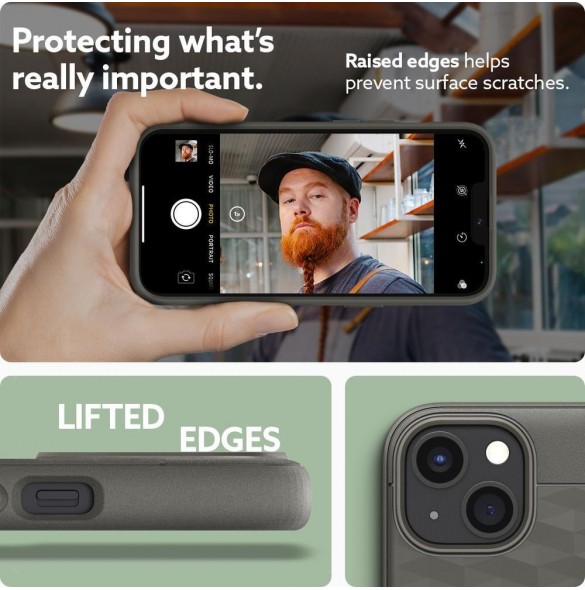 Ett elegant omslag för telefon och mycket snyggt skydd från Spigen.