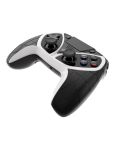 knapparna är placerade exakt som på Playstation 4 -kontrollen
3,5 mm uttag för hörlurar