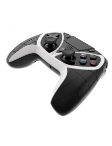knapparna är placerade exakt som på Playstation 4 -kontrollen
3,5 mm uttag för hörlurar