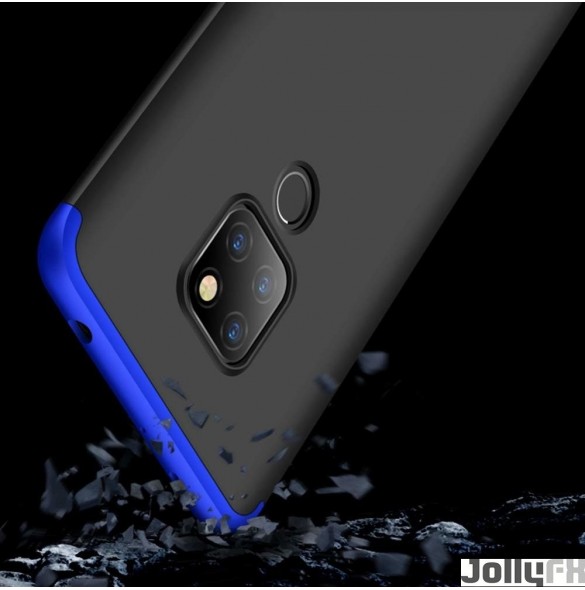 Svartblå och väldigt snyggt skydd för Huawei Mate 20.