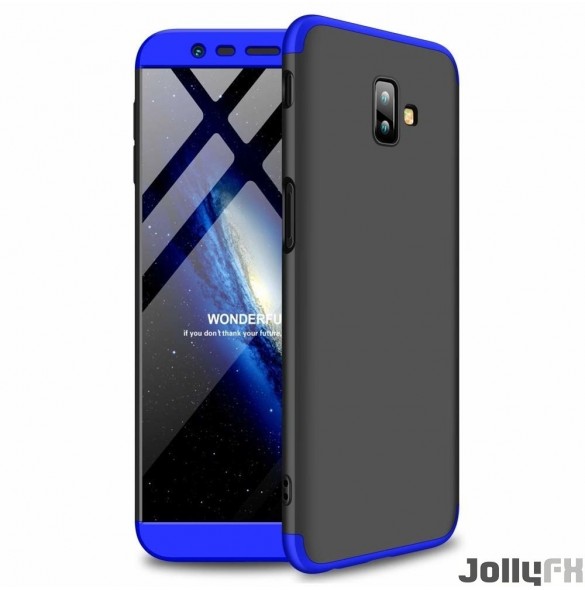 Svartblå och väldigt snyggt skydd till Samsung Galaxy J6 Plus 2018 J610.