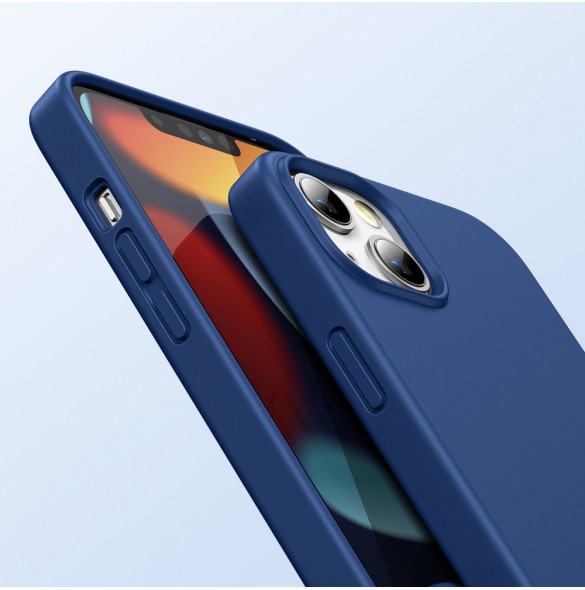 Blått och mycket snyggt skal till iPhone 13.