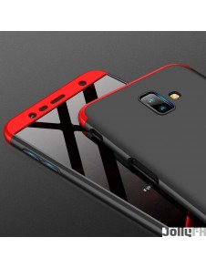 Svart-rött och väldigt snyggt skydd till Samsung Galaxy J6 Plus 2018 J610.