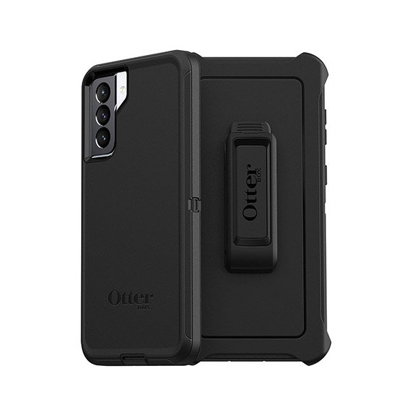 Samsung Galaxy S21 Plus 5G och mycket snyggt skydd från OtterBox.