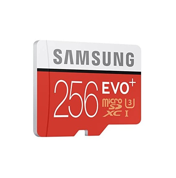 Samsung Evo plus microSDXC Class 10 UHS-I U3 256GB