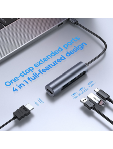 - 2x USB 3.0 + HDMI + USB-C-funktion