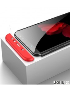 Svart-rött och väldigt snyggt skydd till Samsung Galaxy A6 Plus 2018 A605.