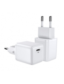 - ingång 100-240V 50 / 60Hz 0,8A
- USB-C-utgång 5V / 3A, 9V / 3A, 12V / 2.5A, 15V / 2A, 20V / 1.5A