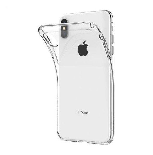 Spigen Liquid Crystal fallet täcker iPhone XS Max - Genomskinlig