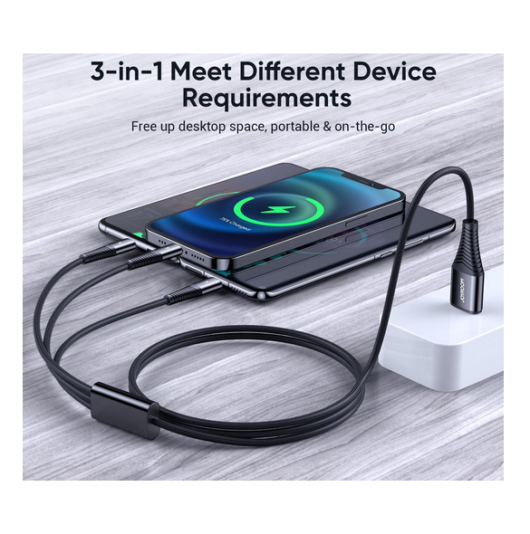- Lightning / MicroUSB / USB-C-kontakter