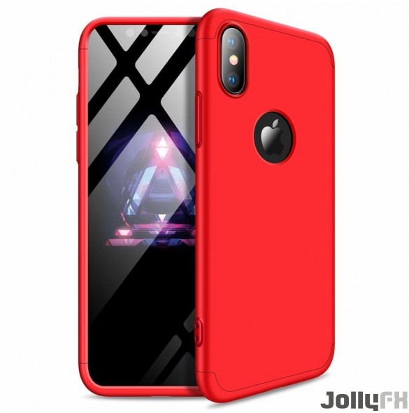 Rött och väldigt snyggt skydd till iPhone XS Max.