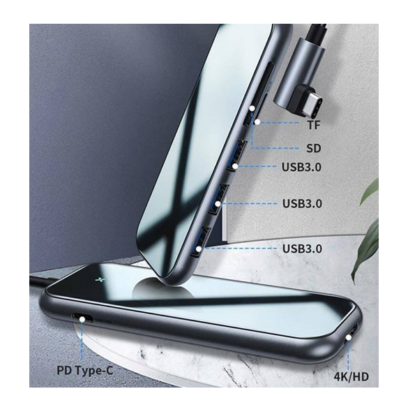- USB 3.0 max överföringshastighet 5 Gbps
- HDMI -port upp till 4K / 30Hz