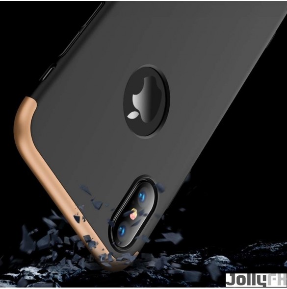 Svartguld och mycket snyggt skydd till iPhone XS Max.