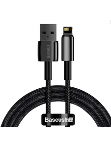 Kabel för laddningsenheter med en Lightning -kontakt från USB -kontakten på en laddare eller bärbar dator.