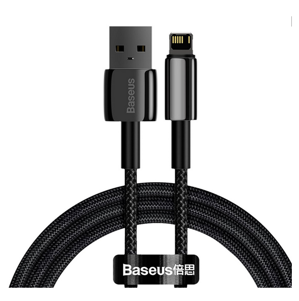 Kabel för laddningsenheter med en Lightning -kontakt från USB -kontakten på en laddare eller bärbar dator. Kabel för laddningsenheter med en Lightning -kontakt från USB -kontakten på en laddare eller bärbar dator.