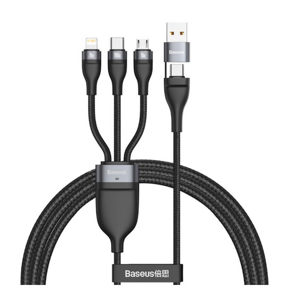 - Material: Aluminiumlegering + Nylon Braid
- USB till typ-C: 5a
- USB till blixt: 2.4a