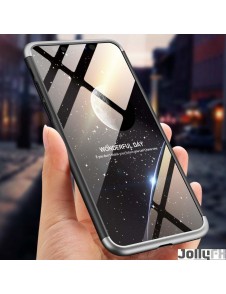 Svart-silver och väldigt snyggt skydd till iPhone XS Max.