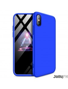 Blå och väldigt snyggt skydd för iPhone XS Max.