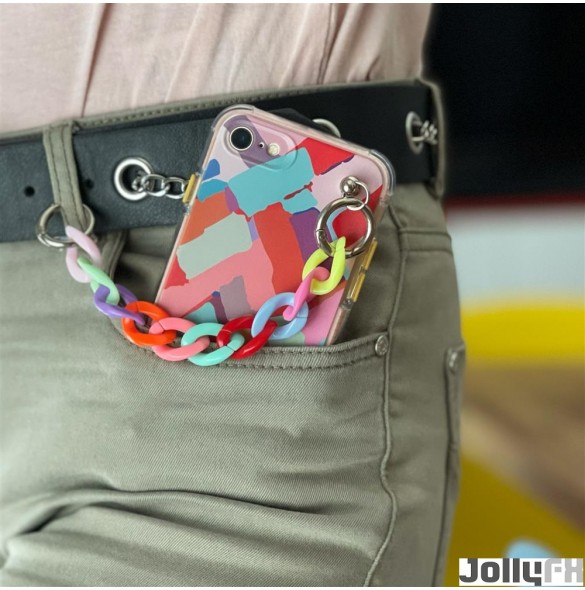 Flerfärgat och mycket stilrent skal iPhone XS / iPhone X.