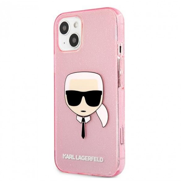 iPhone 13 Mini och väldigt snyggt skydd från Karl Lagerfeld.