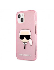 iPhone 13 Mini och väldigt snyggt skydd från Karl Lagerfeld.