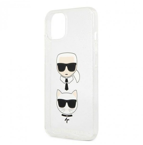 Silver och väldigt praktiskt omslag från Karl Lagerfeld.