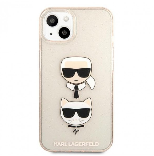 Guld och väldigt praktiskt omslag från Karl Lagerfeld.