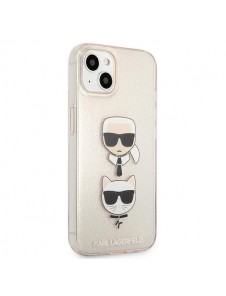 iPhone 13 Mini och väldigt snyggt skydd från Karl Lagerfeld.