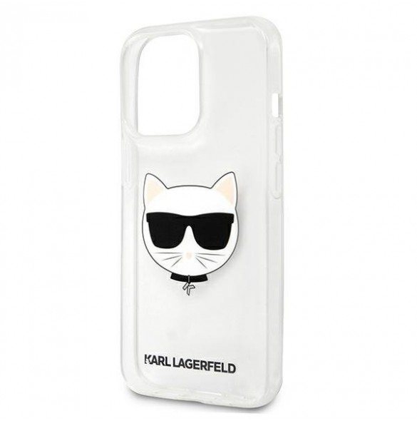 Med detta skal kommer du att vara lugn för iPhone 13 Pro Max och väldigt snyggt skydd från Karl Lagerfeld.