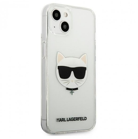 iPhone 13 Mini och väldigt snyggt skydd från Karl Lagerfeld.