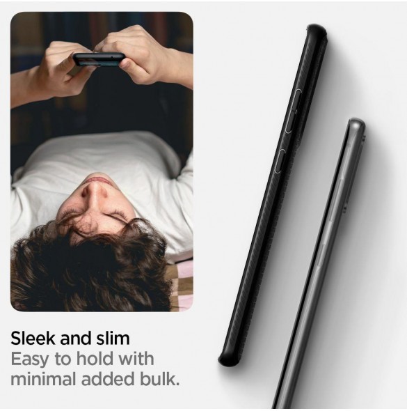 Spigen Liquid Air Samsung Galaxy S20 Plus - Svart Mate