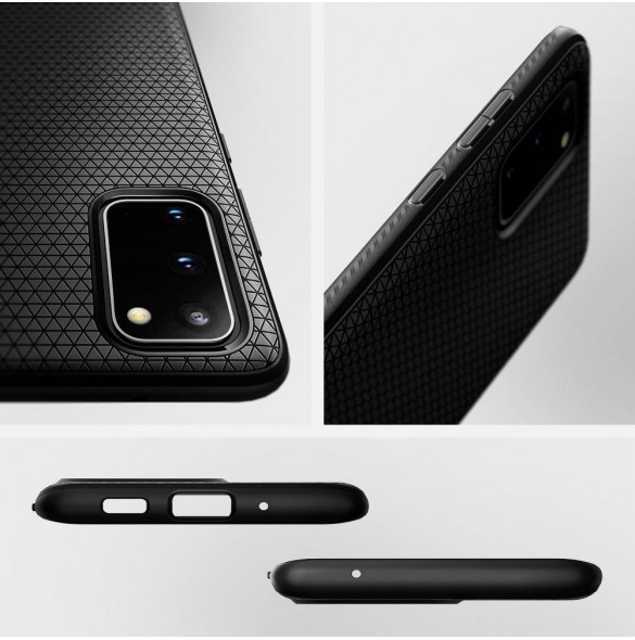 Spigen Liquid Air Samsung Galaxy S20 Plus - Svart Mate