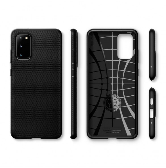 Spigen Liquid Air Samsung Galaxy S20 Plus - Svart Mate