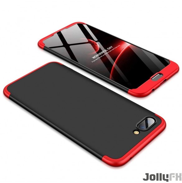 Svart-rött och väldigt snyggt fodral för Huawei Honor 10.