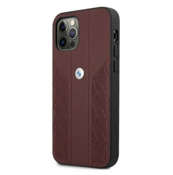 Rött och väldigt stilrent skal iPhone 12 / 12 Pro.