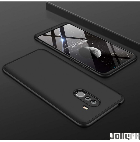 Svart och väldigt snyggt skydd för Xiaomi Pocophone F1.