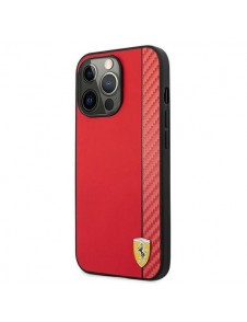Rött och väldigt stilrent skal iPhone 13 Pro Max.