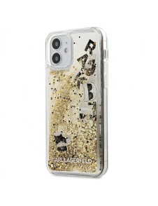 iPhone 12 Mini och väldigt snyggt skydd från Karl Lagerfeld.