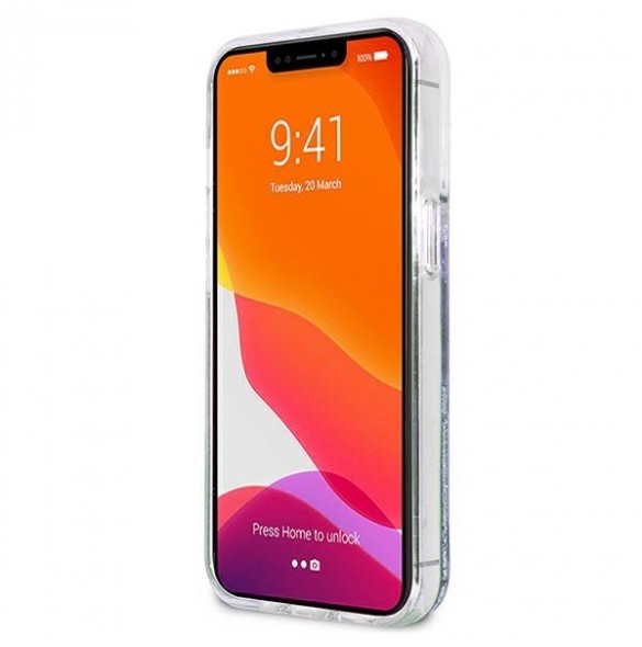 Blått och väldigt stilrent skal iPhone 13 Pro.
